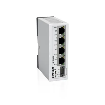 Ảnh của CU1124 | Infrastructure, 4-port junction, EtherCAT, 100 Mbit/s, 24 V DC, RJ45