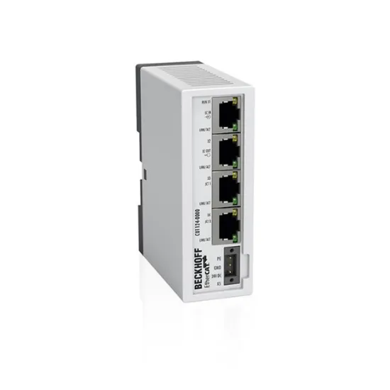 Ảnh của CU1124 | Infrastructure, 4-port junction, EtherCAT, 100 Mbit/s, 24 V DC, RJ45