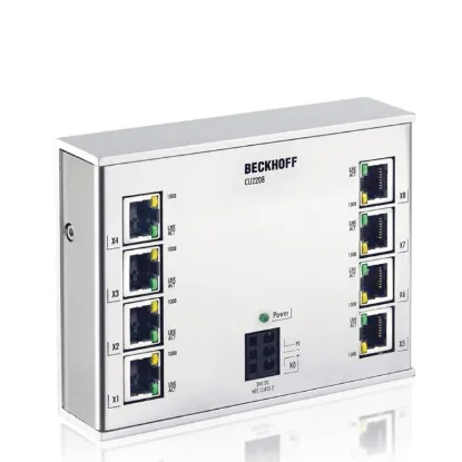 Ảnh của CU2208 | Infrastructure, 8-port switch, Ethernet, 1 Gbit/s, 24 V DC, RJ45