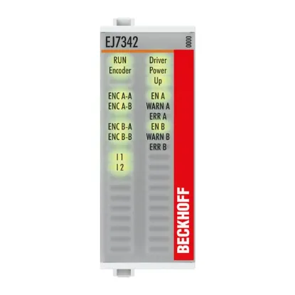 Ảnh của EJ7342 | EtherCAT plug-in module, 2-channel motion interface, DC motor, 48 V DC, 3.5 A, with incremental encoder