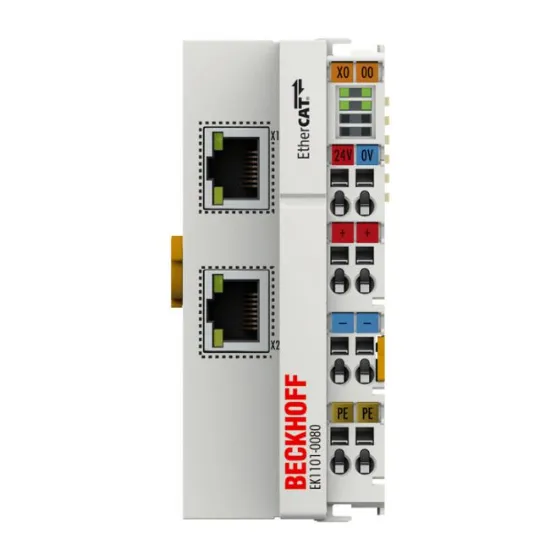 Ảnh của EK1101-0080 | EtherCAT Coupler with ID switch, Fast Hot Connect