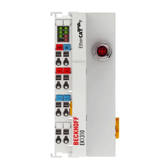 Ảnh của EK1310 | 1-port EtherCAT P extension with feed-in