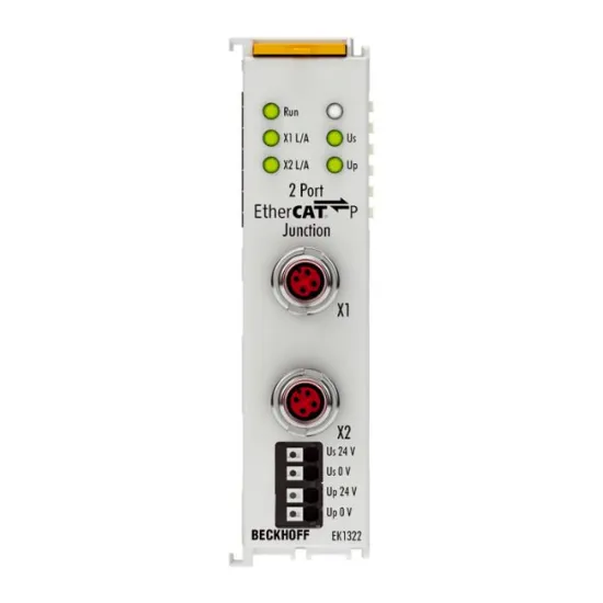 Ảnh của EK1322 | 2-port EtherCAT P junction with feed-in