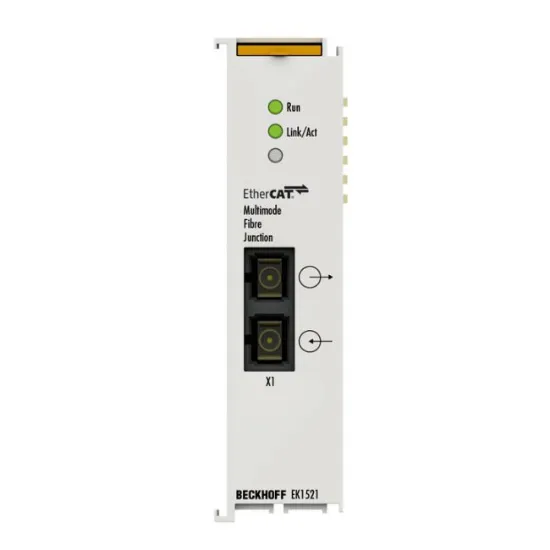 Ảnh của EK1521 | 1-port EtherCAT fibre optic junction
