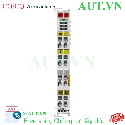 Ảnh của EL2622 | EtherCAT Terminal, 2-channel relay output, 230 V AC, 30 V DC, 5 A, without power contacts