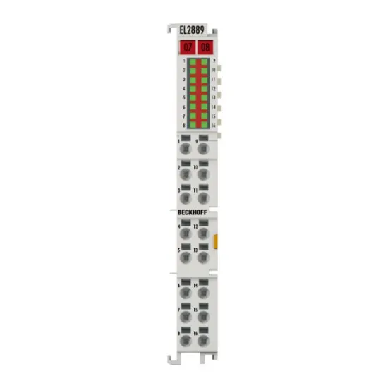 Ảnh của EL2889 | EtherCAT Terminal, 16-channel digital output, 24 V DC, 0.5 A, ground switching