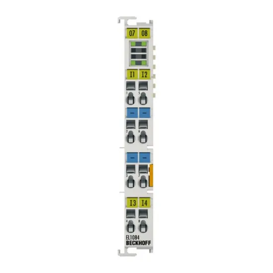 Ảnh của EL1084 | EtherCAT Terminal, 4-channel digital input, 24 V DC, 3 ms, ground switching