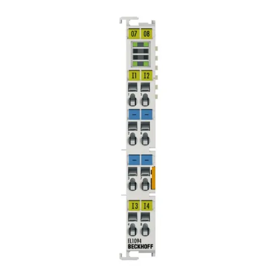 Ảnh của EL1094 | EtherCAT Terminal, 4-channel digital input, 24 V DC, 10 µs, ground switching