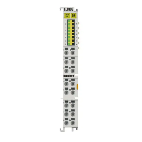Ảnh của EL1808 | EtherCAT Terminal, 8-channel digital input, 24 V DC, 3 ms, 2-wire connection