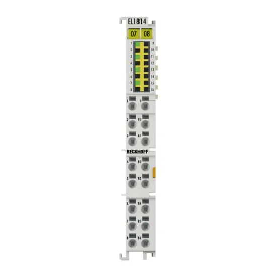 Ảnh của EL1814 | EtherCAT Terminal, 4-channel digital input, 24 V DC, 10 µs, 3-wire connection