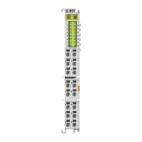 Ảnh của EL1859 | EtherCAT Terminal, 8-channel digital input + 8-channel digital output, 24 V DC, 3 ms, 0.5 A