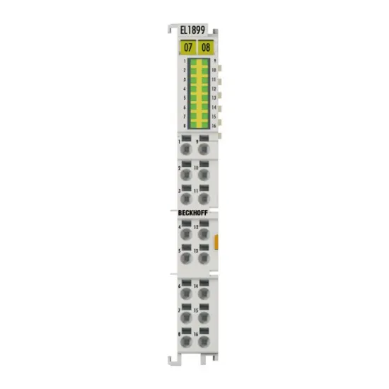 Ảnh của EL1899 | EtherCAT Terminal, 16-channel digital input, 24 V DC, 10 µs, ground switching