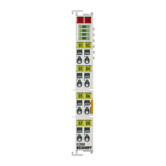 Ảnh của EL2008 | EtherCAT Terminal, 8-channel digital output, 24 V DC, 0.5 A