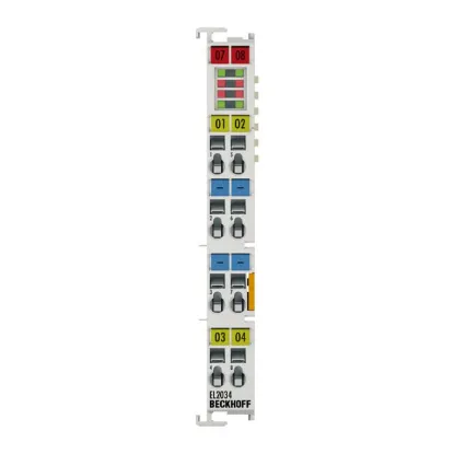Ảnh của EL2034 | EtherCAT Terminal, 4-channel digital output, 24 V DC, 2 A, with diagnostics