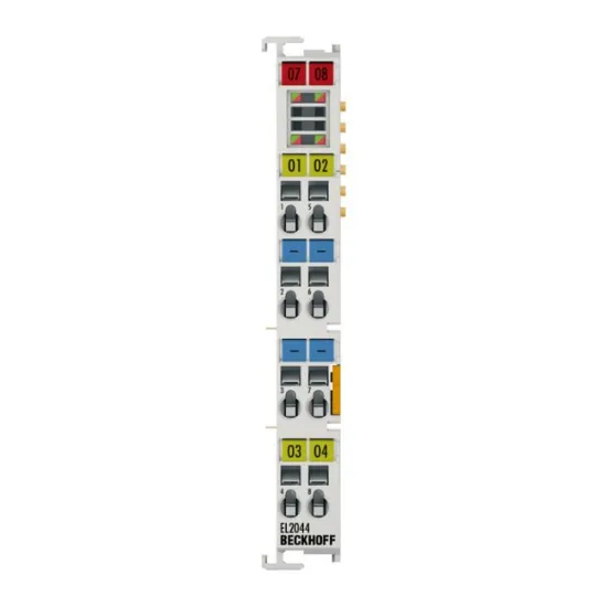 Ảnh của EL2044 | EtherCAT Terminal, 4-channel digital output, 24 V DC, 2 A, with extended diagnostics