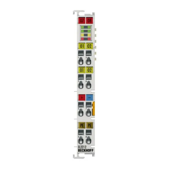 Ảnh của EL2212 | EtherCAT Terminal, 2-channel digital output, 24…72 V DC, 10 A, overexcitation, multi-timestamp