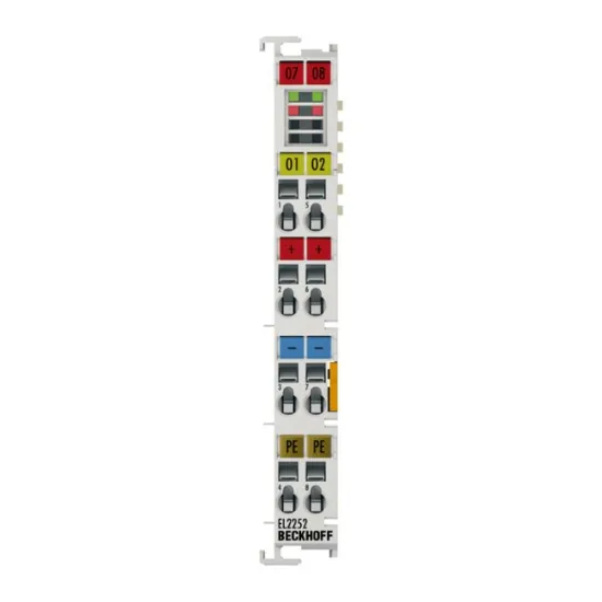 Ảnh của EL2252 | EtherCAT Terminal, 2-channel digital output, 24 V DC, 0.5 A, timestamp