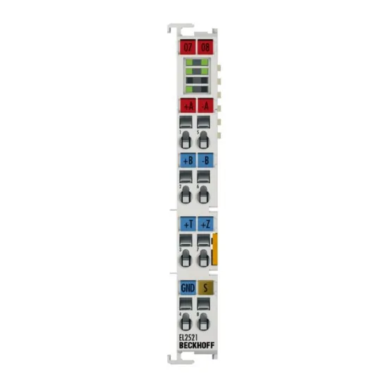 Ảnh của EL2521-0025 | EtherCAT Terminal, 1-channel pulse train output, incr. enc. simulation, 24 V DC, 1 A, ground switching