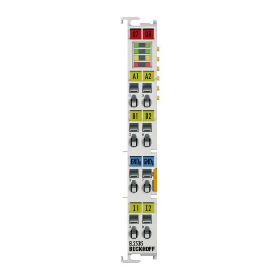Ảnh của EL2535-0002 | EtherCAT Terminal, 2-channel PWM output, 24 V DC, 2 A, current-controlled