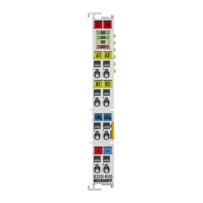 Ảnh của EL2535-0103 | EtherCAT Terminal, 2-channel PWM output, 12…48 V DC, 3 A, current-controlled
