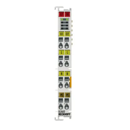 Ảnh của EL2602 | EtherCAT Terminal, 2-channel relay output, 230 V AC, 30 V DC, 5 A