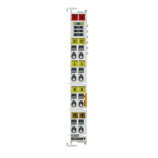 Ảnh của EL2602 | EtherCAT Terminal, 2-channel relay output, 230 V AC, 30 V DC, 5 A