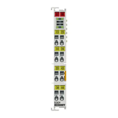 Ảnh của EL2624 | EtherCAT Terminal, 4-channel relay output, 125 V AC, 30 V DC, 0.5 A AC, 2 A DC