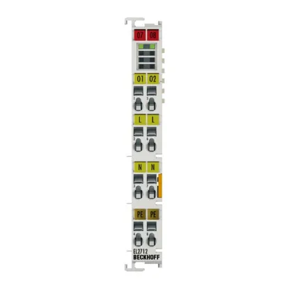 Ảnh của EL2712 | EtherCAT Terminal, 2-channel triac output, 12…230 V AC, 0.5 A