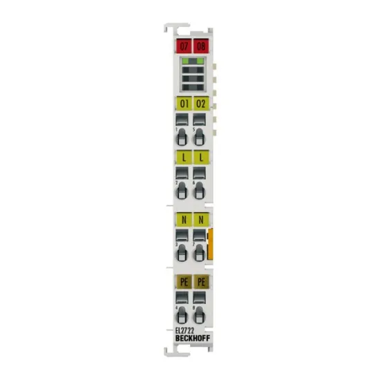 Ảnh của EL2722 | EtherCAT Terminal, 2-channel triac output, 12…230 V AC, 1 A