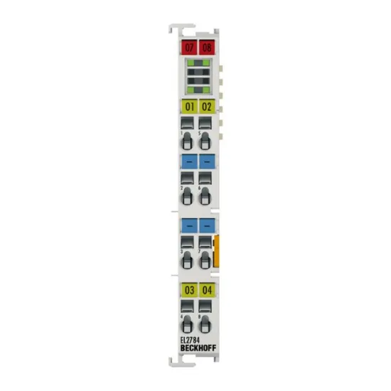 Ảnh của EL2784 | EtherCAT Terminal, 4-channel solid state relay output, 30 V AC, 48 V DC, 2 A