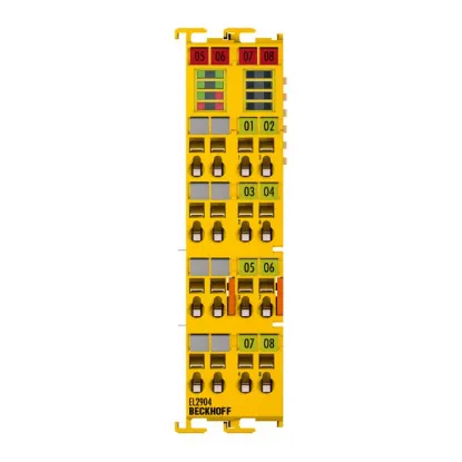 Ảnh của EL2904 | EtherCAT Terminal, 4-channel digital output, 24 V DC, 0.5 A, TwinSAFE