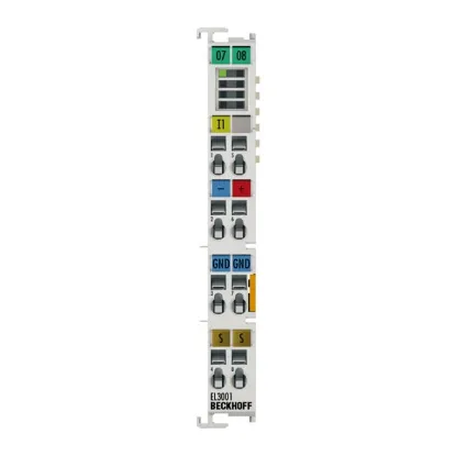 Ảnh của EL3001 | EtherCAT Terminal, 1-channel analog input, voltage, ±10 V, 12 bit, single-ended