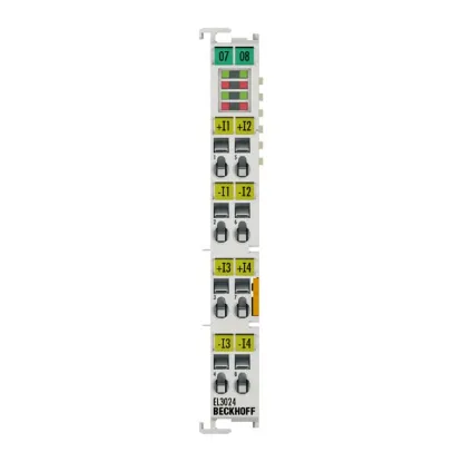 Ảnh của EL3024 | EtherCAT Terminal, 4-channel analog input, current, 4…20 mA, 12 bit, differential