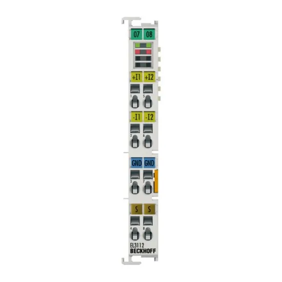 Ảnh của EL3112 | EtherCAT Terminal, 2-channel analog input, current, 0…20 mA, 16 bit, differential
