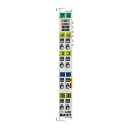 Ảnh của EL3112-0011 | EtherCAT Terminal, 2-channel analog input, current, ±20 mA, 16 bit, differential