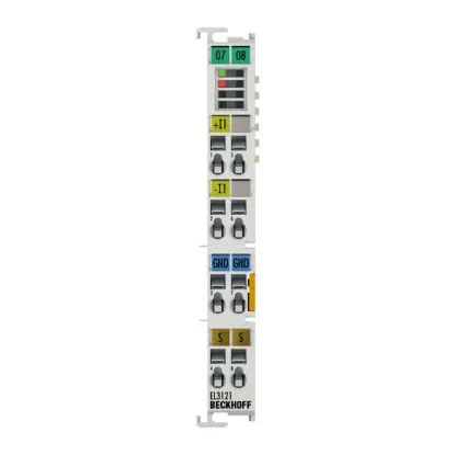 Ảnh của EL3121 | EtherCAT Terminal, 1-channel analog input, current, 4…20 mA, 16 bit, differential