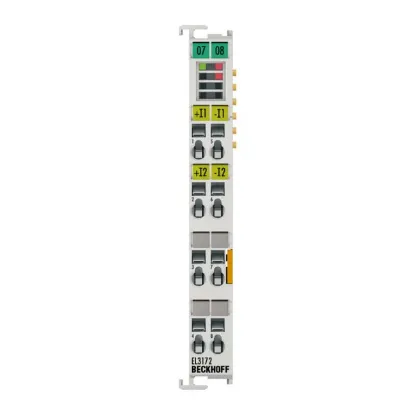 Ảnh của EL3172 | EtherCAT Terminal, 2-channel analog input, multi-function, ±10 V, ±20 mA, 16 bit