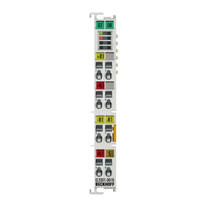 Ảnh của EL3201-0010 | EtherCAT Terminal, 1-channel analog input, temperature, RTD (Pt100), 16 bit, high-precision
