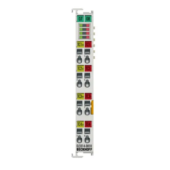 Ảnh của EL3314-0010 | EtherCAT Terminal, 4-channel analog input, temperature, thermocouple, 24 bit, high-precision