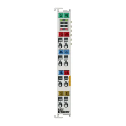 Ảnh của EL3351 | EtherCAT Terminal, 1-channel analog input, measuring bridge, full bridge, 16 bit