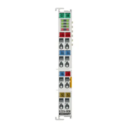 Ảnh của EL3356-0030 | EtherCAT Terminal, 1-channel analog input, measuring bridge, full bridge, 24 bit, high-precision, externally calibrated