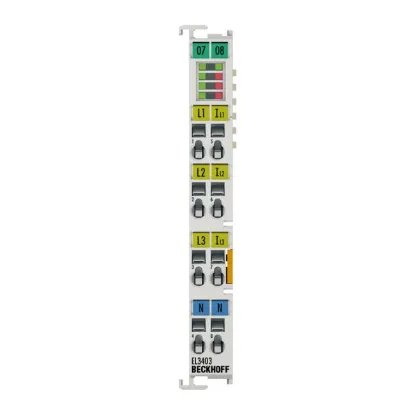 Ảnh của EL3403 | EtherCAT Terminal, 3-channel analog input, power measurement, 500 V AC, 1 A, 16 bit