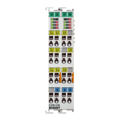 Ảnh của EL3783-0100 | EtherCAT Terminal, 3-channel analog input, multi-function, 130 V AC, 1/5 A, 16 bit, 20 ksps, electrically isolated, oversampling