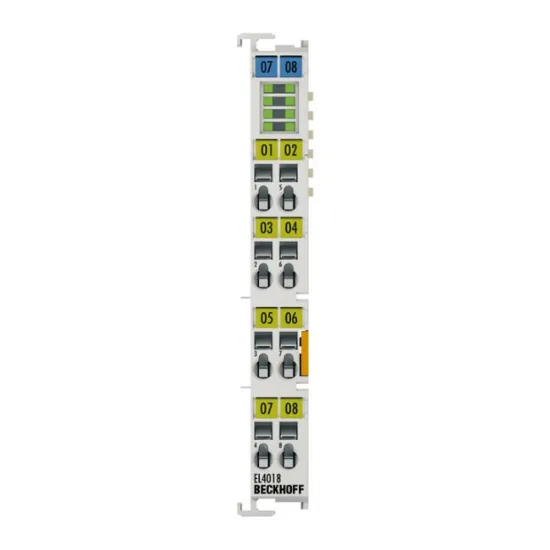 Ảnh của EL4018 | EtherCAT Terminal, 8-channel analog output, current, 0…20 mA, 12 bit