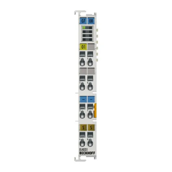 Ảnh của EL4031 | EtherCAT Terminal, 1-channel analog output, voltage, ±10 V, 12 bit