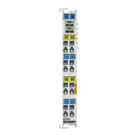 Ảnh của EL4104 | EtherCAT Terminal, 4-channel analog output, voltage, 0…10 V, 16 bit