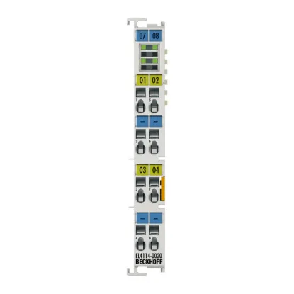 Ảnh của EL4114-0020 | EtherCAT Terminal, 4-channel analog output, current, 0…20 mA, 16 bit, factory calibrated