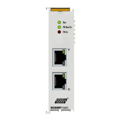 Ảnh của EL6631 | EtherCAT Terminal, 2-port communication interface, PROFINET RT, controller