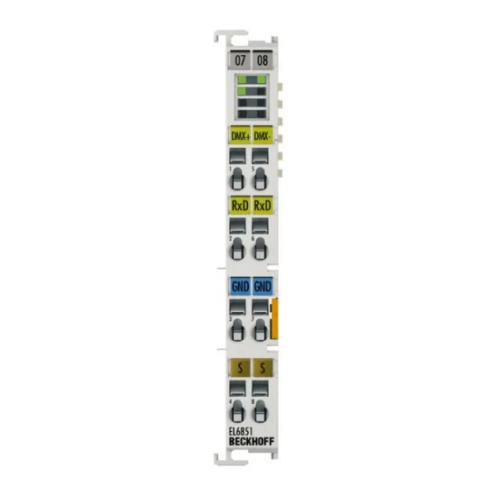 Ảnh của EL6851 | EtherCAT Terminal, 1-channel communication interface, DMX, master