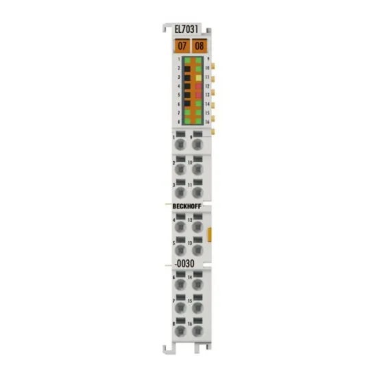 Ảnh của EL7031-0030 | EtherCAT Terminal, 1-channel motion interface, stepper motor, 24 V DC, 2.8 A